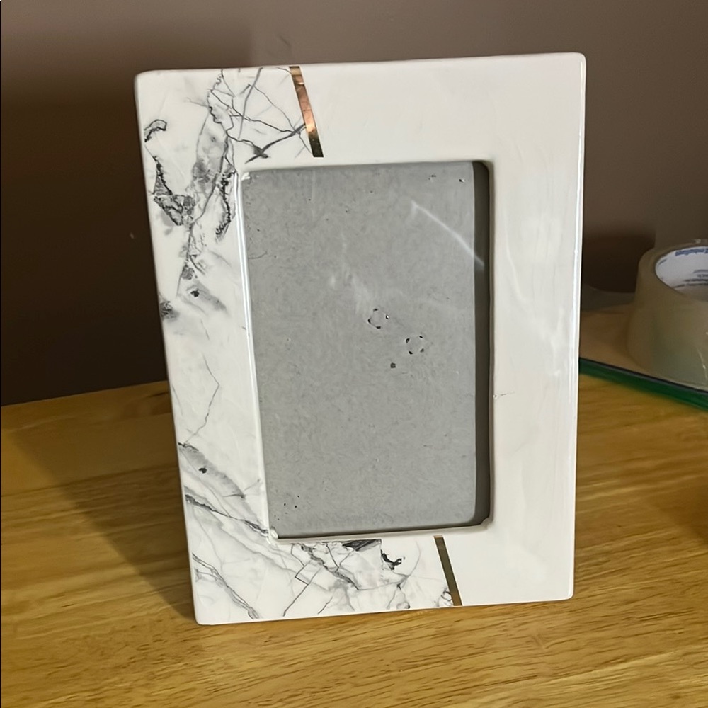 😄Glass marbled picture frame Isaac Jacobs